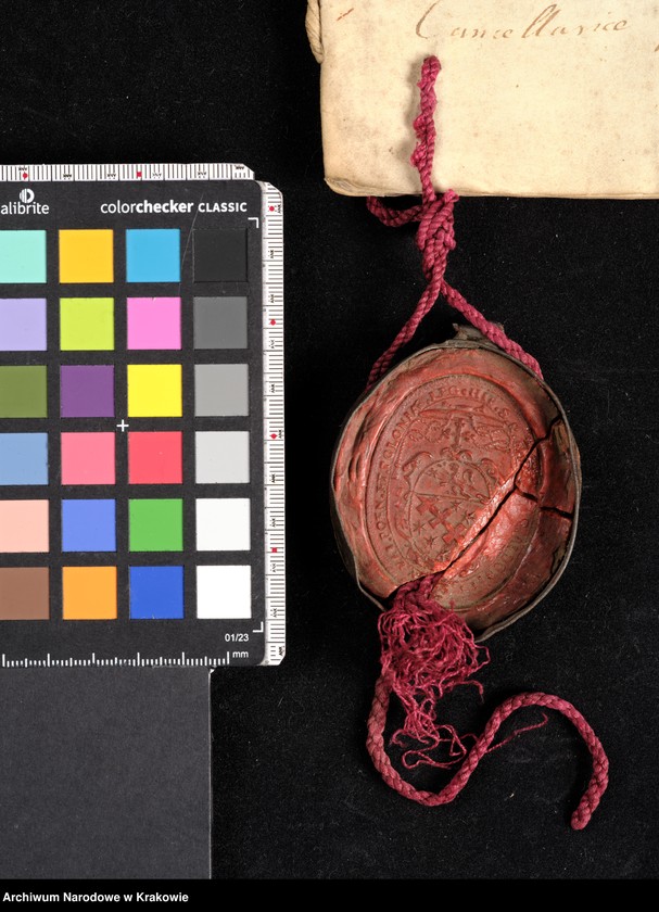 image.from.unit.number "Hipolit Aldobrandini, kardynał prezbiter tytułu św. Pankracego, nuncjusz papieża Sykstusa V na Królestwo Polskie, za zezwoleniem Stolicy Apostolskiej zatwierdza statuty,"