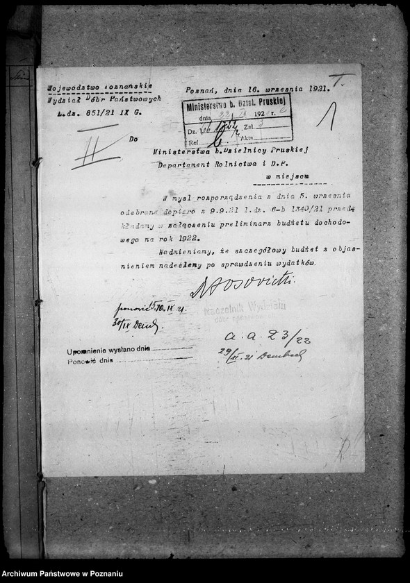 Obraz 6 z jednostki "Budżet domeny woj. poznańskiego"