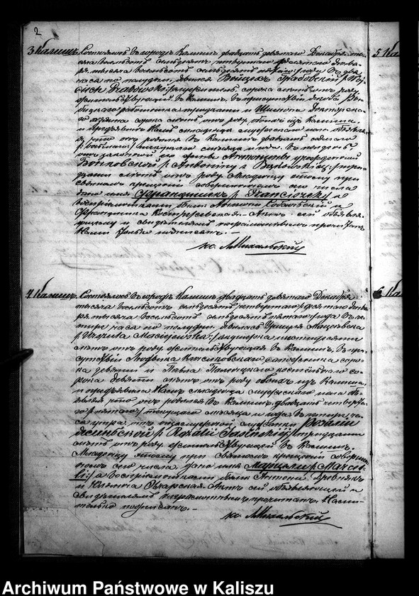 Obraz z jednostki "Księga urodzeń, małżeństw i zgonów (duplikat)"