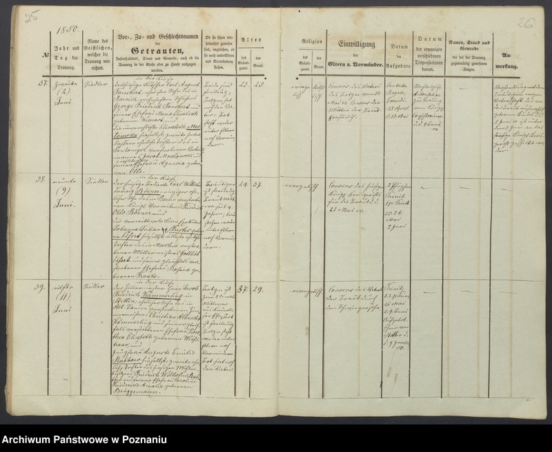 Obraz 16 z jednostki "Duplikat des Trauregisters"