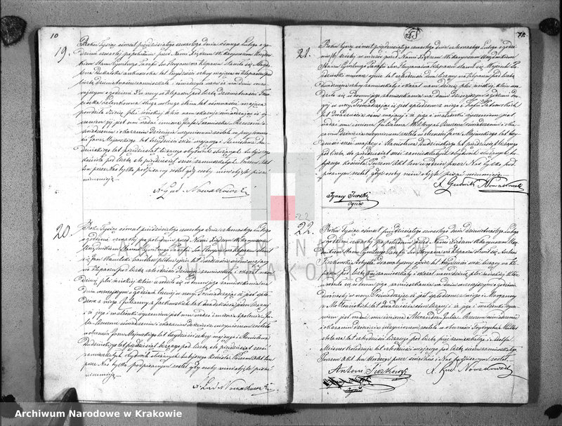 image.from.unit.number "AKTA URODZIN Parafii S go Floryana na Rok 1854"