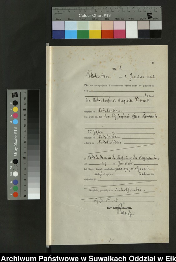image.from.unit.number "Sterbe=Haupt=Register des Königlichen Preussischen Standes-Amtes Nikolaiken Kreis Sensburg"