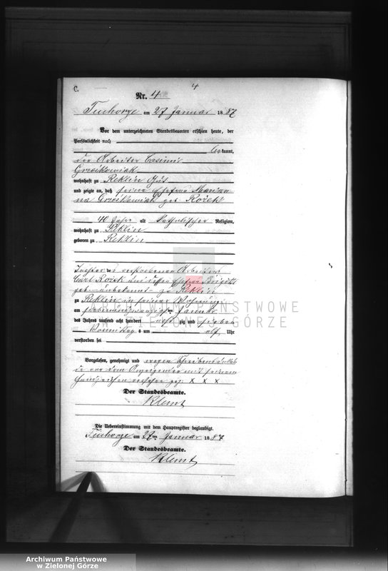 Obraz 7 z jednostki "Sterbe-Neben-Register"