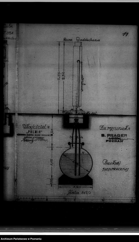 Obraz 15 z jednostki "/Zatwierdzenie budowy stacji benzynowej we Wrześni/ własność "Polmin" Państwowa fabryka olejów mineralnych"