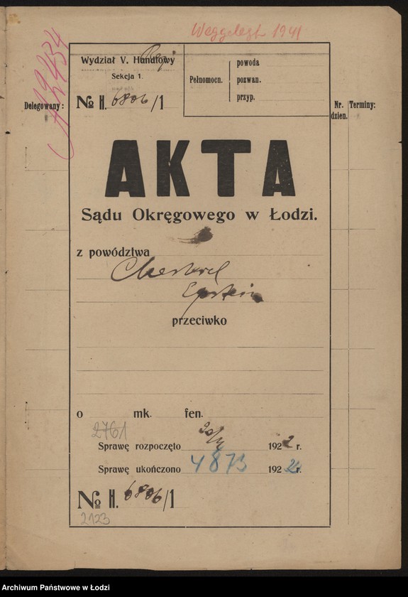 Obraz 2 z jednostki "Chaskiel Epstein – sprzedaż mięsa wołowego"