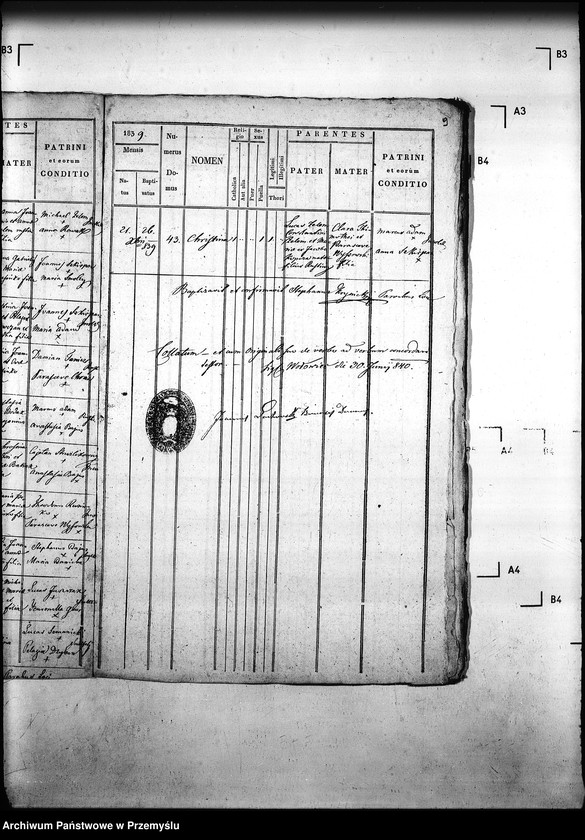 Obraz 13 z jednostki "[Kopie ksiąg metrykalnych parafii Małastów z filiami Ropica Ruska, Pętna (dekanat Gorlice)]"