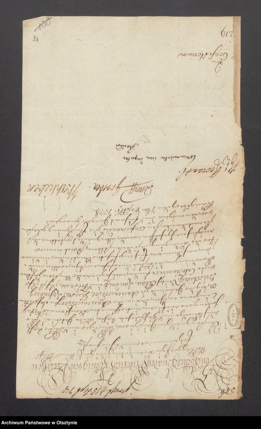 image.from.unit.number "Eisenbart [Eisenbarth], H. [Haupt] A. [Amt] Brandenburg [Pokarmin]. Acta das Gesuch der Universität um Niederschlagung des Allodificationscanons"