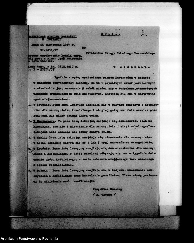 Obraz 9 z jednostki "Prywatna Szkoła Powszechna z niemieckim językiem nauczania - Krosno powiat Śrem"