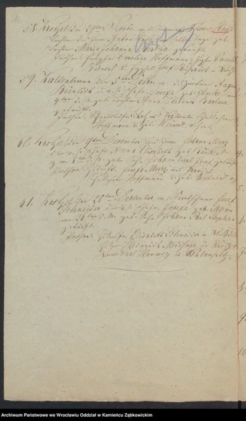 image.from.unit.number "Amtsgericht Schweidnitz Duplicate der Kirchenbücher von Kaltenbrunn"