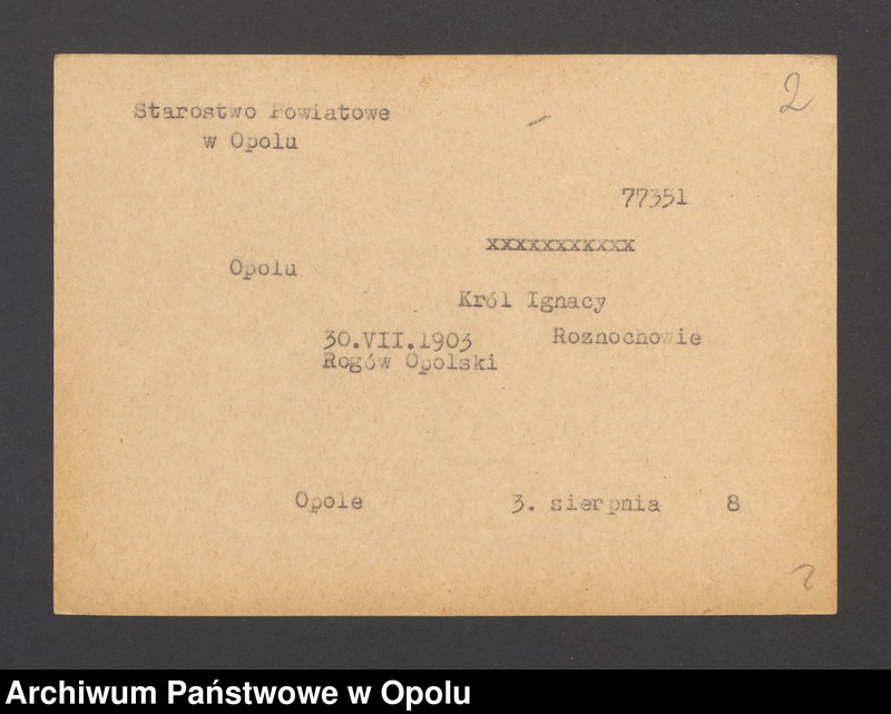 Obraz 4 z jednostki "Sabinietz, Krs. Rosenberg"