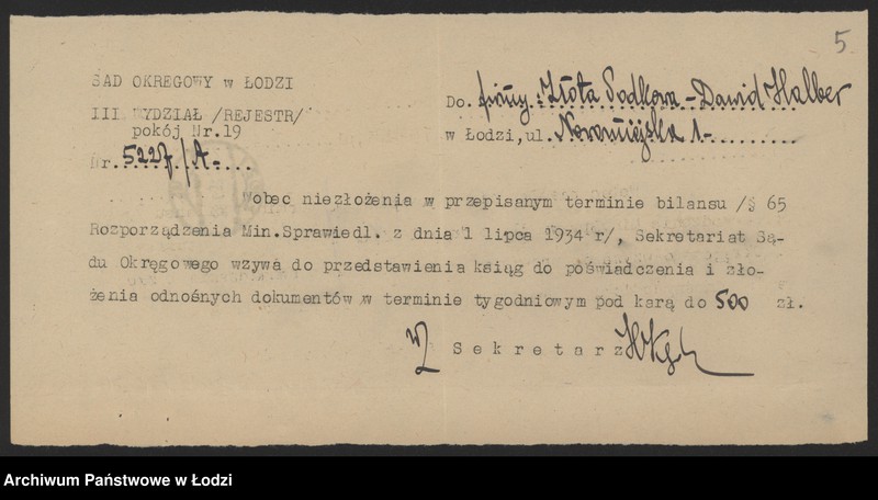 Obraz 7 z jednostki "„Złota podkowa” – Dawid Halber – sprzedaż galanterii"