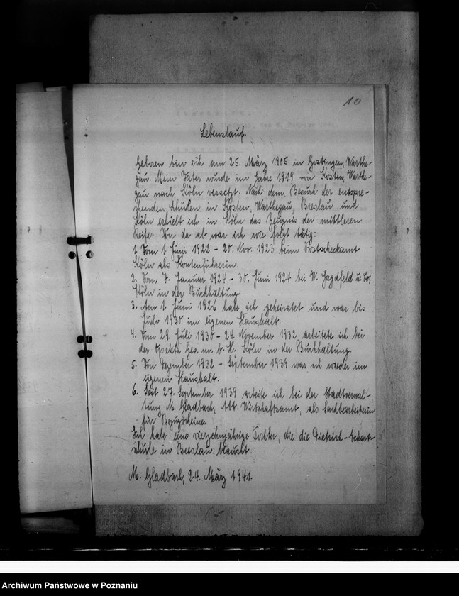 Obraz 14 z jednostki "Bewerbungen um Anstellung"