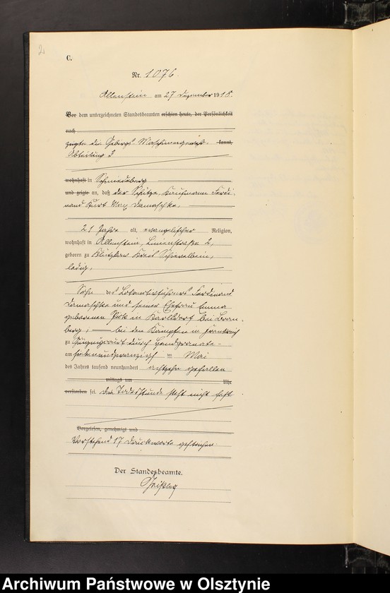 image.from.unit.number "Sterbe-Haupt-Register Tom IV, Nr 1076-1144"