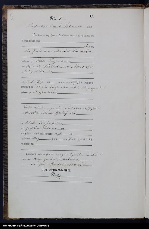 image.from.unit.number "Sterbe-Haupt-Register Nr 1 - 54"