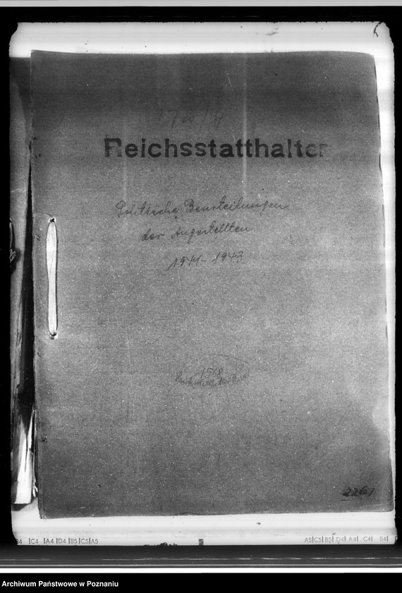 Obraz 4 z jednostki "Politische Beurteilungen der Angestellten"