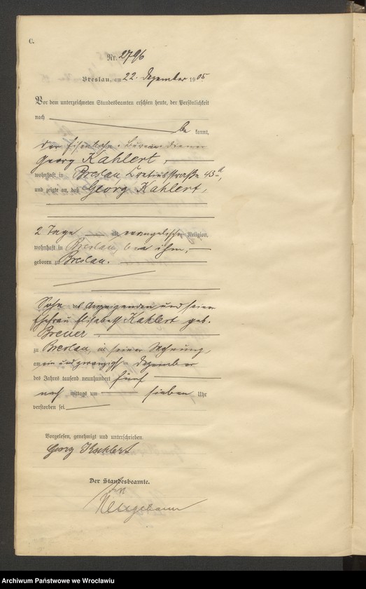 image.from.unit.number "Sterbe-Haupt-Register Breslau II 1905 Band 8"