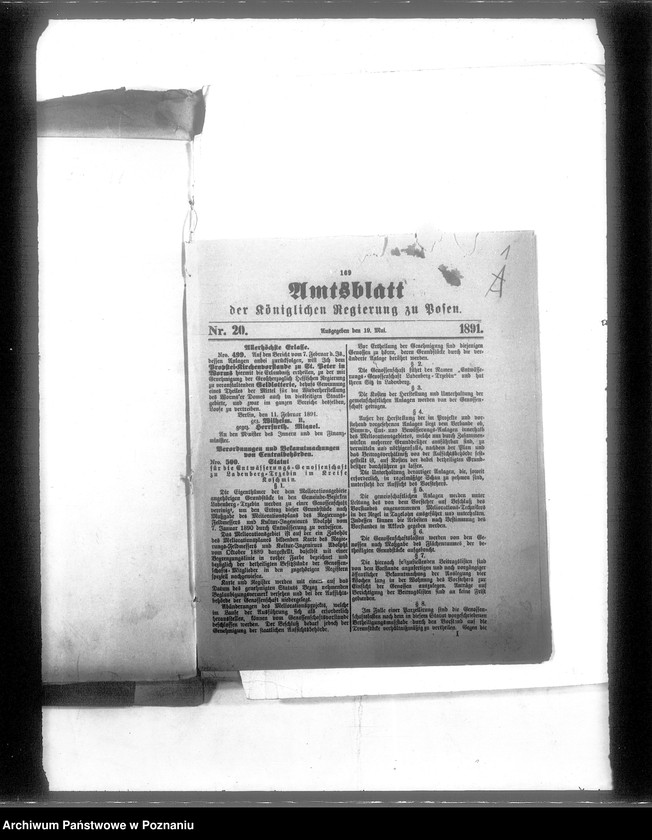 Obraz 5 z jednostki "Entwaesserung von Mścikowo im Kreise Obornik"