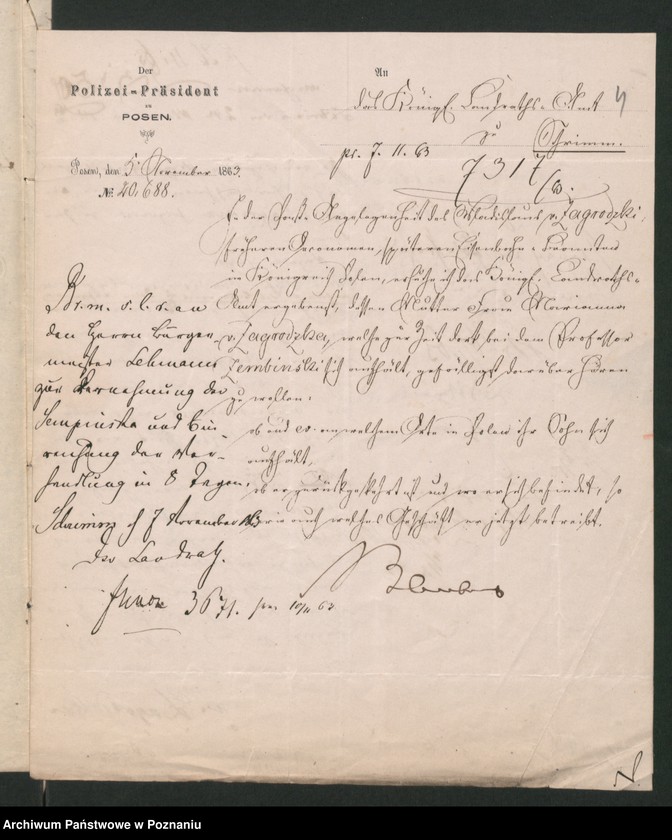 Obraz 7 z jednostki "A. betr. die Familie von Zagrodzki"