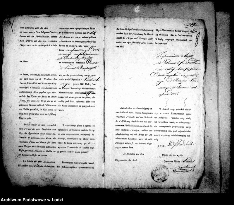 Obraz 10 z jednostki "Akta tyczące się budowli prywatnych w Nowym Mieście"