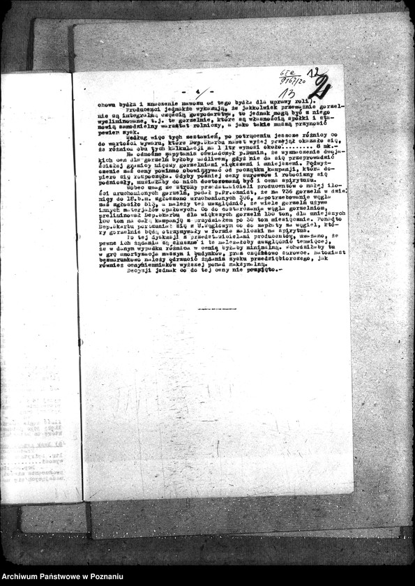 Obraz 17 z jednostki "Sprawy szczegółowo-administracyjne Komitet Gospodarczy protokoły i konferencje"