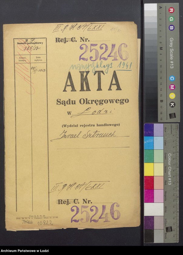 Obraz 2 z jednostki "Izrael Aron Sztrauch- sprzedaż towarów spożywczych"