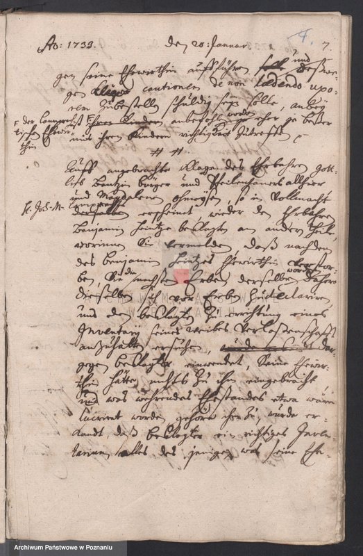 image.from.unit.number "Ratsprotokoll; język niemiecki, polski"