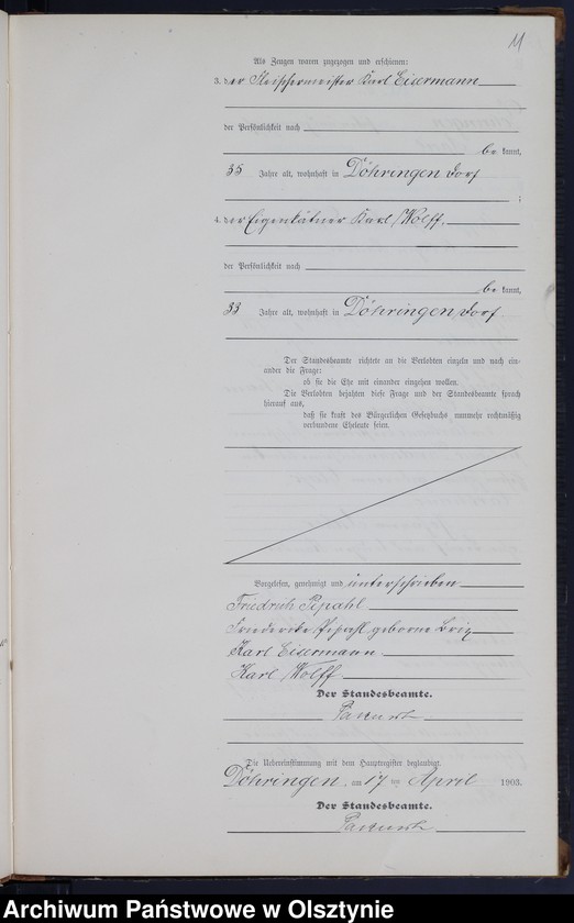 image.from.unit.number "Heiraths-Neben-Register Nr 1 - 19"