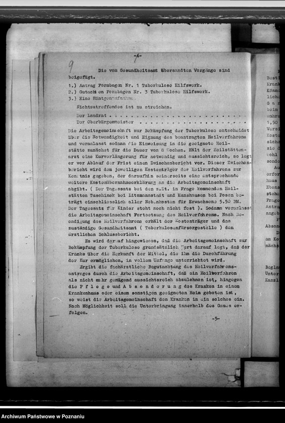 Obraz 13 z jednostki "Hygienische Verhältnisse der Ansiedlungsdörfer für Umsiedler aus Galizien. Bekämpfung der Tuberkulose"