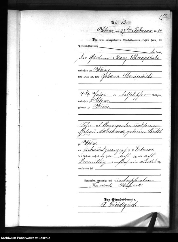 Obraz 16 z jednostki "[Księga zgonów]"
