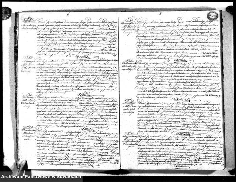image.from.unit.number "Księga Duplikat Aktów Urodzonych, Umarłych i Zaślubionych sporządzony na Rok 1846 Mirosław"