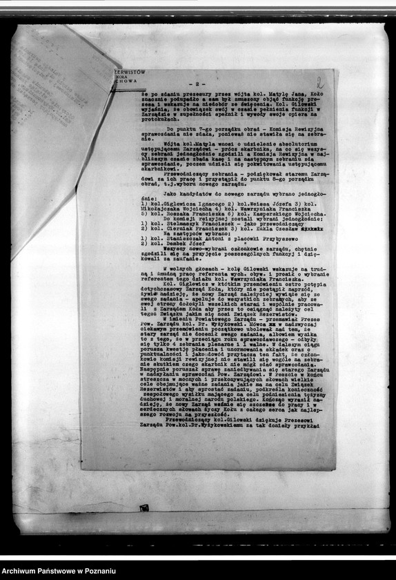 Obraz 6 z jednostki "Protokoły zebrań - Święciechowa"