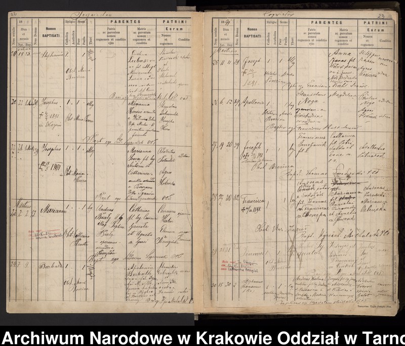 image.from.team "Akta stanu cywilnego Katedralnej Parafii Rzymskokatolickiej w Tarnowie"