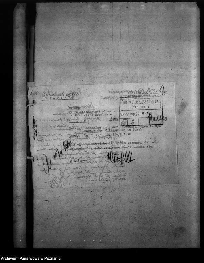 Obraz 5 z jednostki "Ausbauten der Heimoberschule in Turek"