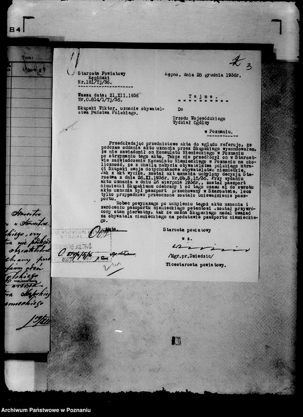 Obraz 7 z jednostki "/Sprawy obywatelstwa/"