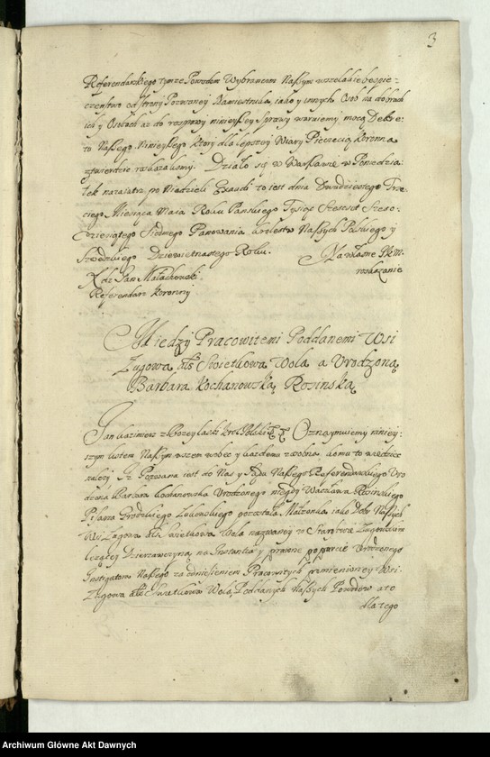 image.from.unit.number ""Akta sądów Je K. Mci referendarskich za panowania - - Jana Kazimierza - - króla polskiego - - Za urzędu - - Jana Małachowskiego referendarza koronnego, scholastyka lwowskiego, krakowskiego, warszawskiego etc. etc. kanonika. Annorum 1667 et 1668"."