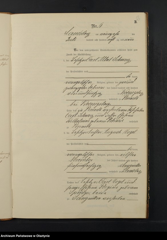 image.from.unit.number "Heiraths-Neben-Register Nr 1 - 20"