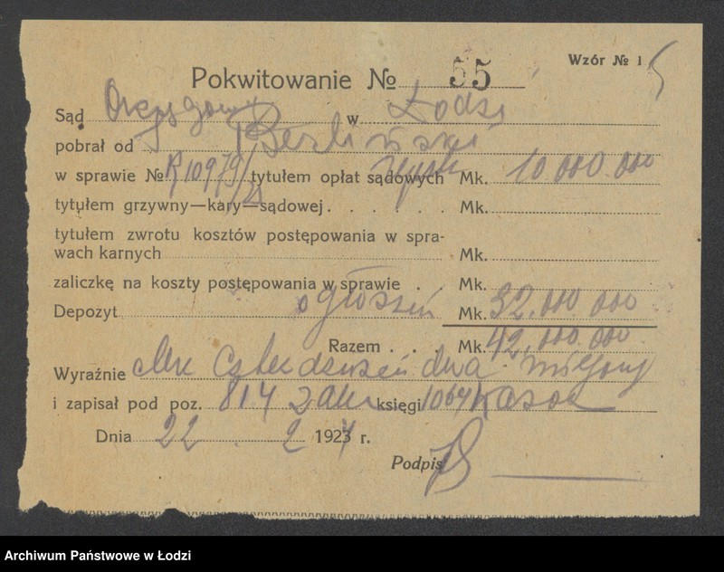 Obraz 7 z jednostki "Szlama Berliński – sprzedaż podszewek"