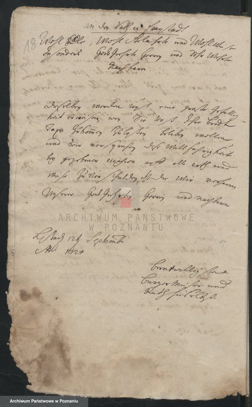 Obraz 20 z jednostki "Manuale expeditionum. Księga radziecka - korespondencja; język niemiecki, polski, łaciński"