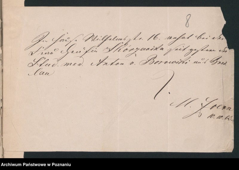 Obraz 11 z jednostki "A. betr. die Studenten Wladislaus und Anton Borowski"