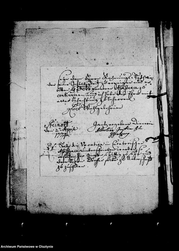 image.from.unit.number "/Geldrechnung der Frau Rgfin L. M. Lehndorff betr. Landkeim, Laserkeim, Strittkeim u. Labab mit Anordnungen u. Belägen/"