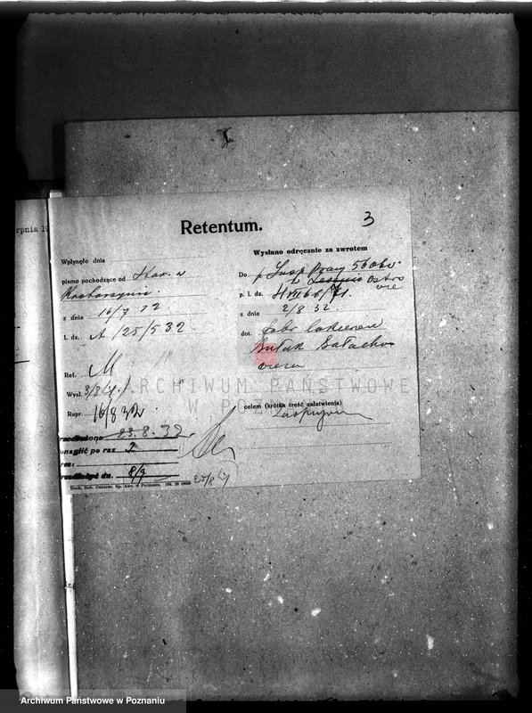 image.from.unit.number "Zatwierdzenie zakładu przemysłowego fabryki lakierów i politury własność Bułak-Bałachowicz w Krotoszynie nr rej. 573"