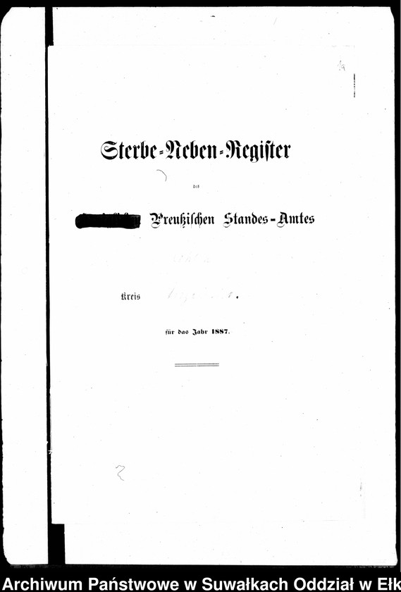 image.from.unit.number "Sterbe-Neben-Register des Preussischen Standes-Amtes Kehlen Kreis Angerburg"
