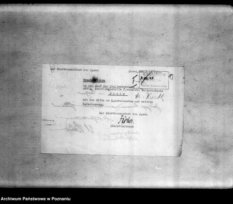 Obraz 17 z jednostki "Amtliche Meldungen Kreis Gostingen (Gostyń)"