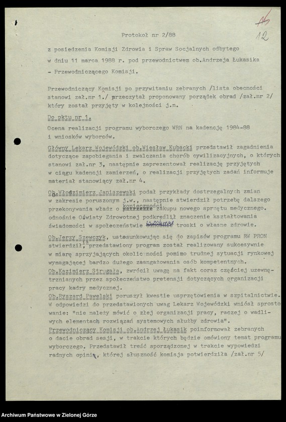 image.from.unit.number "Protokóły z posiedzeń Komisji Zdrowia i Spraw Socjalnych"