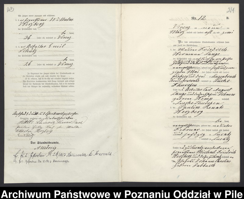 Obraz 15 z jednostki "Księga małżeństw"