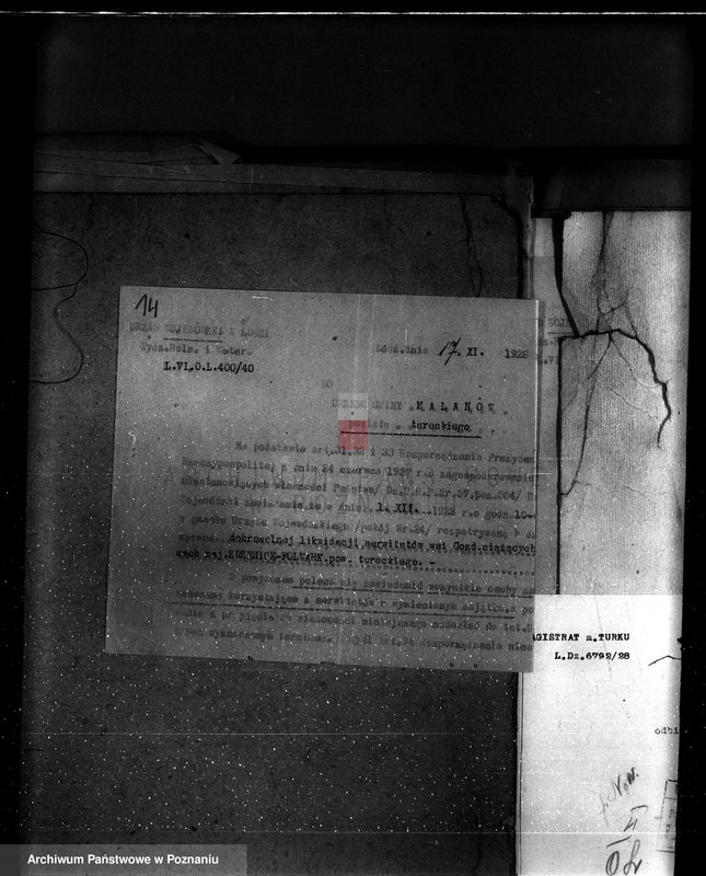 Obraz 18 z jednostki "Zmiana częściowej zmiany orzeczenia dotyczącego lasu majątku Zdzenice powiat turecki"