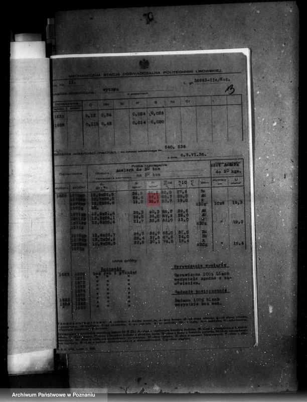 Obraz 17 z jednostki "Stomil Spółka Akcyjna Fabryka opon i dętek Poznań nr woj. 6763"