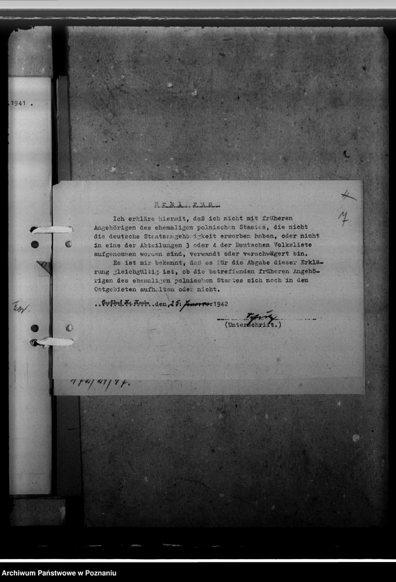 image.from.unit.number "Personalakten des Amtskommissars Richard Schulz, in Grossdorf"