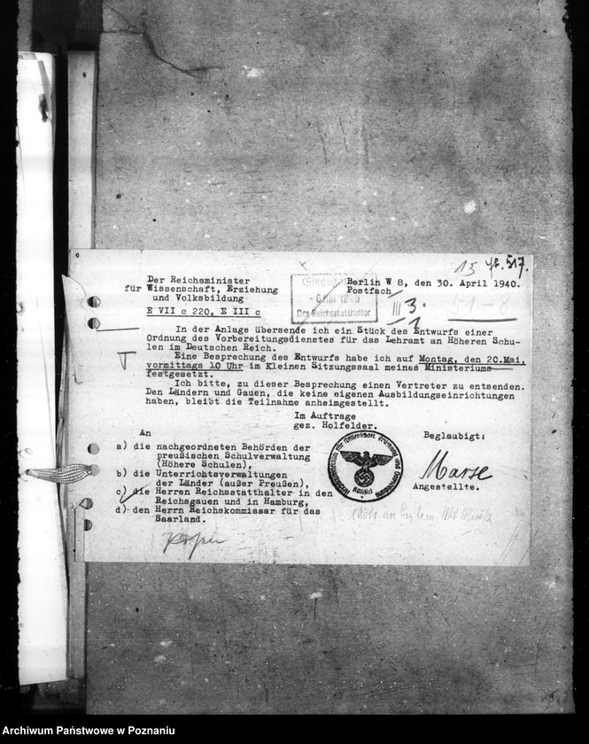 Obraz 19 z jednostki "Pädagogische Prüfung der Studienreferendare"