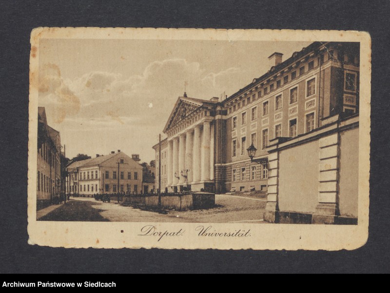 image.from.unit.number "Budynek Uniwersytetu w Dorpacie"